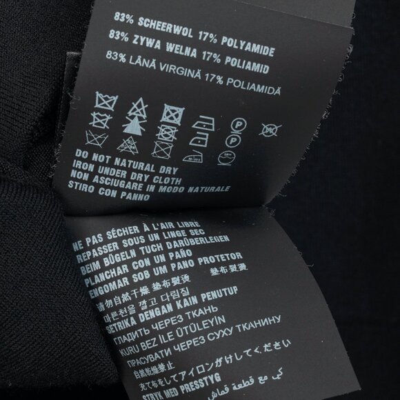 Prada AW/18 Nero Logo Oversized Knit Polo - Picture 12 of 13
